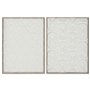 Cadre Home ESPRIT Blanc Naturel Abstrait Urbaine 60 x 3 x 80 cm (2 Unités)