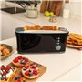 Cecotec Grille-pain Toast&Taste Extra B, 1000 W de puissance, Double fente longue pour 2 tartines, Fente XL, Arrêt et Popup auto