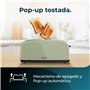 Cecotec Grille-pain vertical Toastin' time 850 Green Long, 850 W, Double fente longue et large de 3,8 cm, Varillas Supérieures,