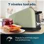 Cecotec Grille-pain vertical Toastin' time 850 Green Long, 850 W, Double fente longue et large de 3,8 cm, Varillas Supérieures,