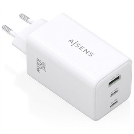 Chargeur sans fil Aisens ASCH-100W3P051-W Blanc 100 W