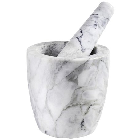 Brightium Mortier en marbre de 12 cm