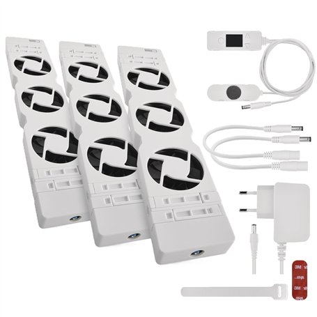 EMOS Duo P56PR2 Chauffage Économie d'énergie et de Coûts de Chauffage Kit de Démarrage Trio 3 Pièces Ventilateur de Chauffage av