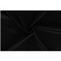 Parure de lit - 1 housse de couette 220 x 240 cm + 2 taies d'oreiller 60 x 60 cm - Satiné 100% coton - Noir