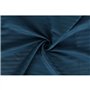 Parure de lit - 1 housse de couette 220 x 240 cm + 2 taies d'oreiller 60 x 60 cm - Satiné 100% coton - Bleu