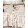 Parure de lit - 1 housse de couette 220 x 240 cm + 2 taies d'oreiller 60 x 60 cm - 100% coton ranforcé - Beige