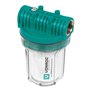 VONROC Préfiltre Universel 12 cm - pour Pompes à Eau - 4000L/h Maximum - Arrosage du Jardin - Support Mural & Clés de Démontage 