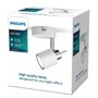Lumière Philips meranti Blanc GU10 8 x 15,5 x 8 cm