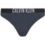 Calvin Klein Bas de Bikini Femme Bikini Slip, Bleu (India Ink), 3XL