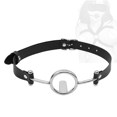 Outil de jeu rond ouvert en cuir