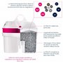 BWT VIDA Pétrole filtre eau | carafe filtrante | 1 cartouche au magnésium | fontaine a eau | potable, pour aliments et boissons 