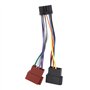 Adaptateur Iso Câble Convertisseur,16 Broches Vers Mini Câble De Câblage De Prise Iso 8 Broches ,fiche Faisceau Auto Autoradio