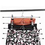 Cintre Pantalon, 50 Cintres à Pinces en Métal, Cintres-Pinces avec Antidérapante Clips, Gain de Place, Cintres Porte-Jupe Croche
