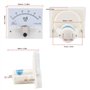85C1 DC 0~100MA pointeur ampèremètre analogique panneau de courant ampèremètre indicateur de précision instrument de mesure