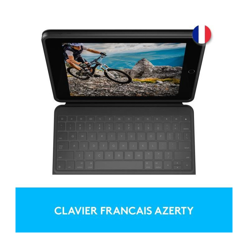 Image secondaire de Logitech Rugged Folio Graphite Smart Connector Azerty Français