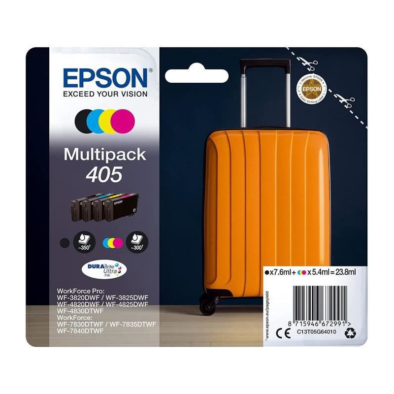 Epson Multipack 4-colours 405 DURABrite Ultra Ink