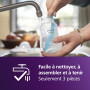 Philips Avent Lot de 2 tétines pour biberon à Réponse Naturelle 0% BPA, Débit 6 liquides épaissis pour Bébé de 6 mois + (modèle