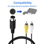 Gam3Gear AV Audio Vidéo Composite Câble TV pour Sega Genesis 1