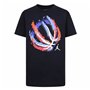 T shirt à manches courtes Enfant Jordan Jdb Bball Fire Ss Noir