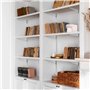 VEVOR Crémaillère d'Étagère 990 mm Rail d'Étagères Vertical Mural à Perforation Simple, Lot de 10, Rails Réglables Robustes en A
