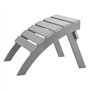 VEVOR Repose-pieds Pliable Adirondack, 547x480x377 mm, en PEHD, Résistant aux Intempéries pour Chaise Adirondack, Montage Facile