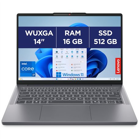 Lenovo IdeaPad Slim 3 14IRH10 - Ordinateur Portable 14'' WUXGA (Intel Core i7-13620H