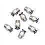 UniTak3D 8Pcs PC4-M10 Connecteur de Tube Droit Pneumatique Bowden Coupleur Hotend d'extrudeuse Bowden Compatible avec les Imprim