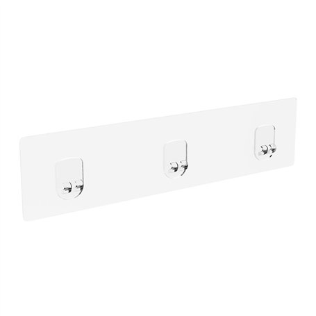 Oriware Adhésif Transparent pour Panier de Douche et Etagère de Salle de Bain et Porte-rouleau de Cuisine avec Etagère [2 Pièces