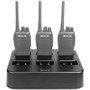 Retevis RT24/RT28/RT21 Talkie Walkie Chargeur à Six Emplacements Charger 6 Radios ou 6 Batteries Pratique et Efficace (1 Pcs)