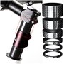 YUTOU Lot de 6 casques de vélo Spacer 1 1/8" - Carbone - Pour VTT, vélo de course - Disques d'écartement - Potence Spacer - Pour