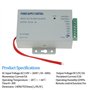 KDL Kit Complet de système de contrôle d'accès RFID Clavier Autonome avec Verrouillage de gâche électrique de Type NO, Alimentat