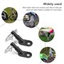 0XBIT Attache Remorque Velo, 2 Jeux Attelage Remorque Velo, Fixation Remorque Velo avec 4 Boucles en Forme de U et 1 Tournevis M