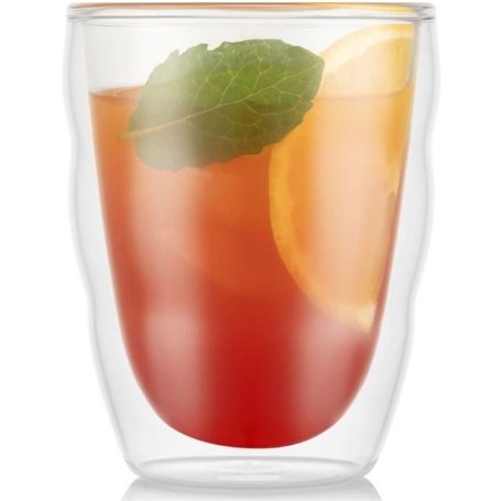Set 2 verres - BODUM - Pilatus - Double paroi - 0.25 l - Transparent