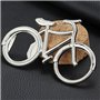 Bluelover Vélo portable créatif bouteille de bière ouvre-porte porte-clés