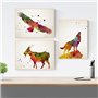 Nacnic Pack de 3 photos pour encadrer les animaux. Décoration de la maison avec des images d'animaux. Papier 250 grammes Images