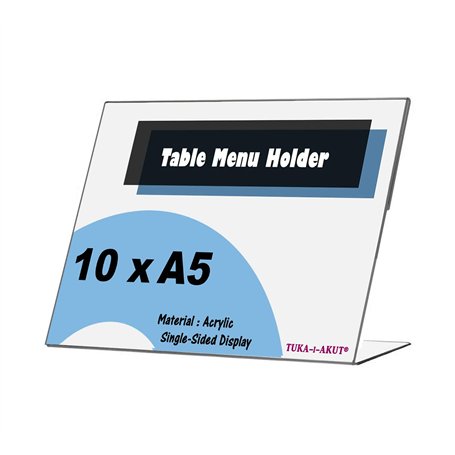 TUKA [10x] Présentoirs de table A5 Paysage