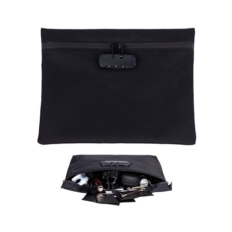 Sac ignifuge et étanche avec serrure