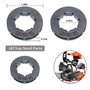 Haishine Pignon Jante 3/8" 7T Pignon Rim 19mm pour Husqvarna 50 51 55 154 254 pour Stihl 028 029 034 036 MS360 MS310 MS290 Tronç