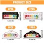 Neikafan Pins Indicateur Batterie Sociale Humeur Broche 8 Pièces Badge Ma Batterie Sociale Broche Humeur du 7 Jour Pins Insigne 