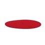Alnicov Tapis de platine en laine rouge 30 cm - Antistatique - Anti-vibration pour audiophile
