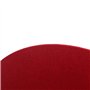 Alnicov Tapis de platine en laine rouge 30 cm - Antistatique - Anti-vibration pour audiophile