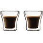 Set 2 verres - BODUM - Assam - Double paroi - 0.1 l - Transparent