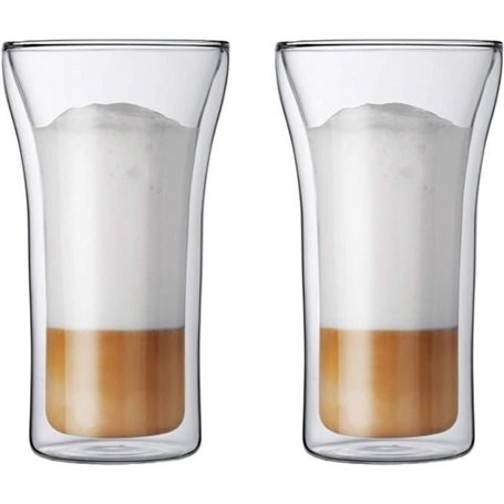 Set 2 verres - BODUM - Assam - Double paroi - 0.2 l - Transparent