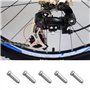 12 mm Embouts Câble Vélo en Alliage Embout Frein Velo pour Vélo de Montagne (Argent)