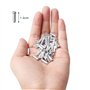 100 Pcs Embouts de Câble de Frein, 12 mm Embouts Câble Vélo en Alliage Embout Frein Velo pour Vélo de Montagne (Argent)