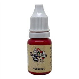 Encre de tatouage Sailor Jerry conforme à la norme REACH - Rouge foncé - 10 ml - Fabriquée en Allemagne et avec certificat - Enc