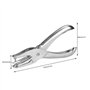 1 trou perforateur simple trou poinçon trou métallique manuel pour cartes de voeux scrapbook carnet craft papier puncher Office 
