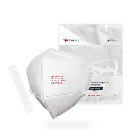 CARE.EARTH Masque de Protection Respiratoire VCare FFP2 NR: MAX 4B CE 2834