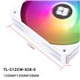 Thermalright TL-C12CW-X28-S X3 Ventilateur de processeur Blanc 1550 tr/min Vitesse de rotation 120 mm Ventilateur de refroidisse