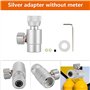 Jeffergarden CO2 Adaptateur Cylindre Recharge CO2 Aquarium de Remplissage du Régulateur Kit de Connecteur CO2 Adapter de Cylindr